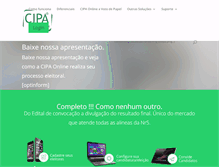 Tablet Screenshot of cipaonline.com.br
